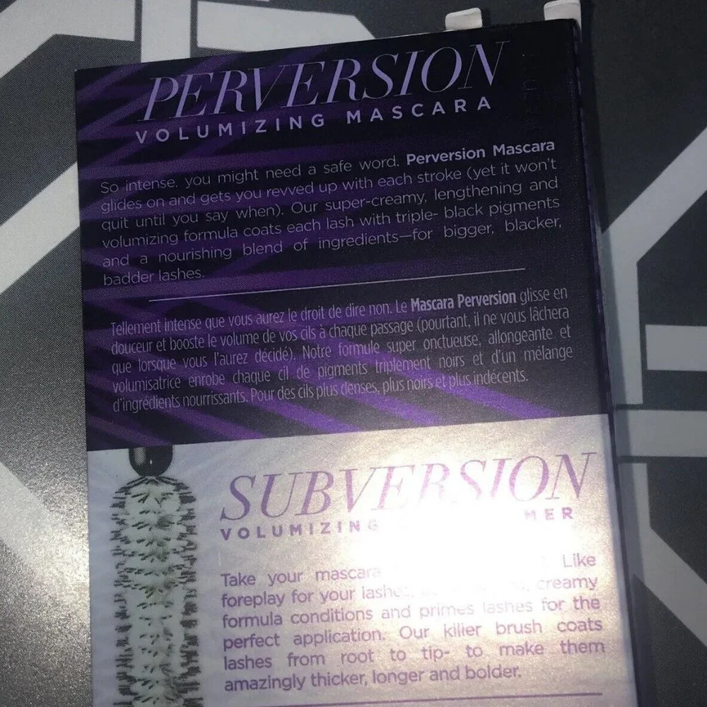 🌼 Urban Decay Perversion volumizing Mini Mascara Travel Bigger Blacker Badder